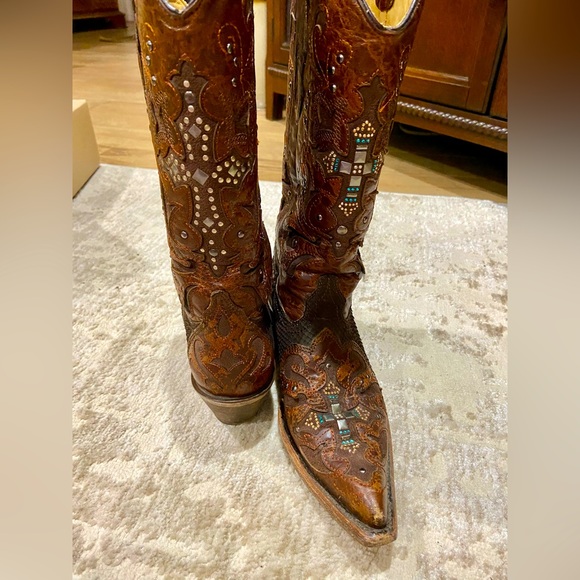 Corral Swarovski Crystal Cross Boots - Picture 2 of 3